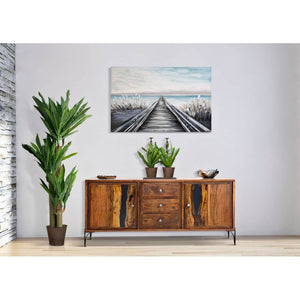 Dipinto su Tela Pontile cm 120X3,8X80 - PONTILE