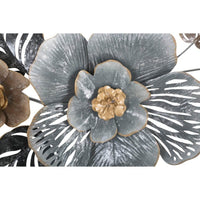 Decorazione parete ferro design cm 84X9,5X48 - GREYS