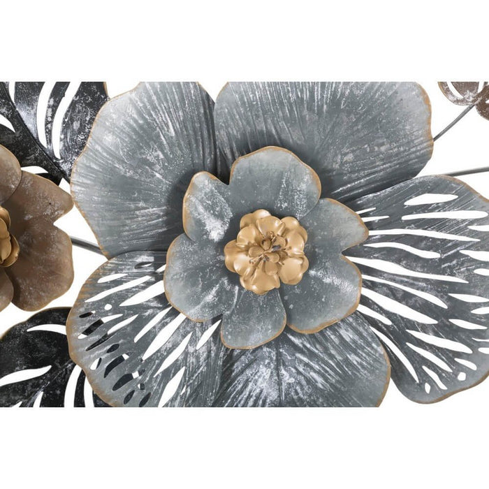 Decorazione parete ferro design cm 84X9,5X48 - GREYS