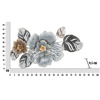 Decorazione parete ferro design cm 84X9,5X48 - GREYS