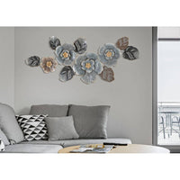 Decorazione parete ferro design cm 157,5X9X66,5 - GREYS