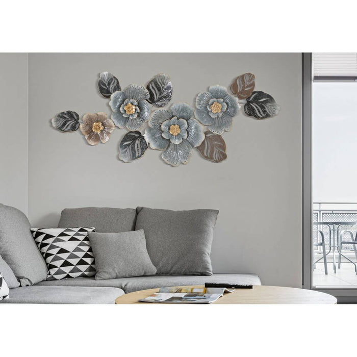 Decorazione parete ferro design cm 157,5X9X66,5 - GREYS