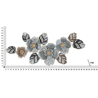 Decorazione parete ferro design cm 157,5X9X66,5 - GREYS