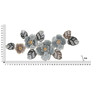 Decorazione parete ferro design cm 157,5X9X66,5 - GREYS