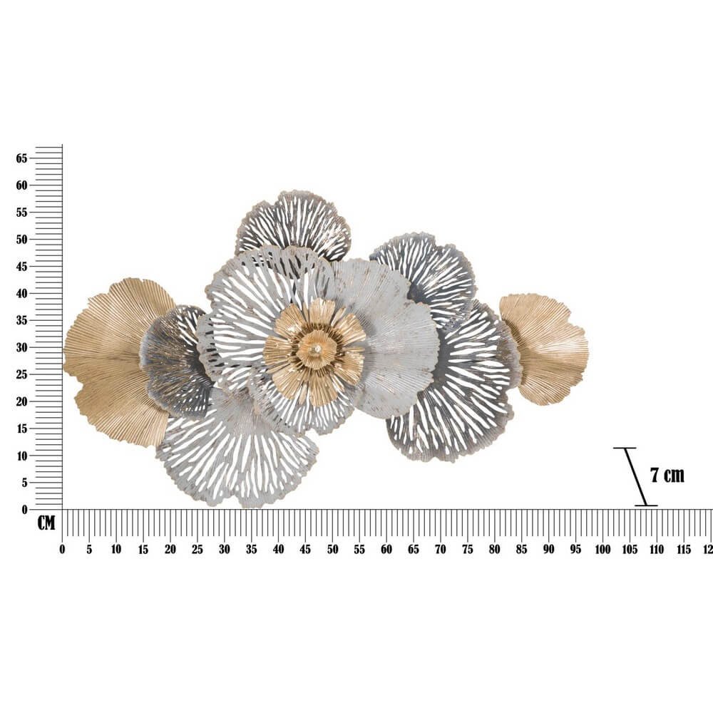 Decorazione parete ferro decorativo cm 97,8X7X59 - POXY