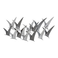 Decorazione parete ferro gabbiani cm 93X12,7X47,6 - GABBIANI
