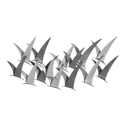 Decorazione parete ferro gabbiani cm 93X12,7X47,6 - GABBIANI