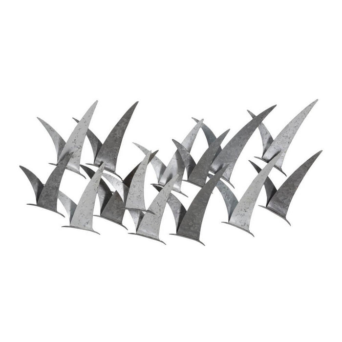 Decorazione parete ferro gabbiani cm 93X12,7X47,6 - GABBIANI