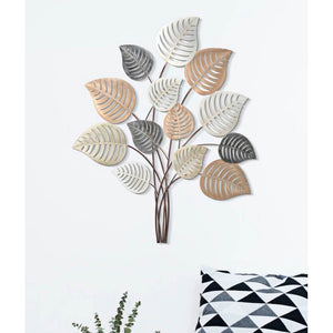 Decorazione parete ferro design cm 81X5X100 - OTIP