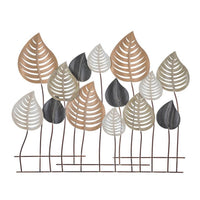 Decorazione parete ferro design cm 103,5X5X84 - OTIP