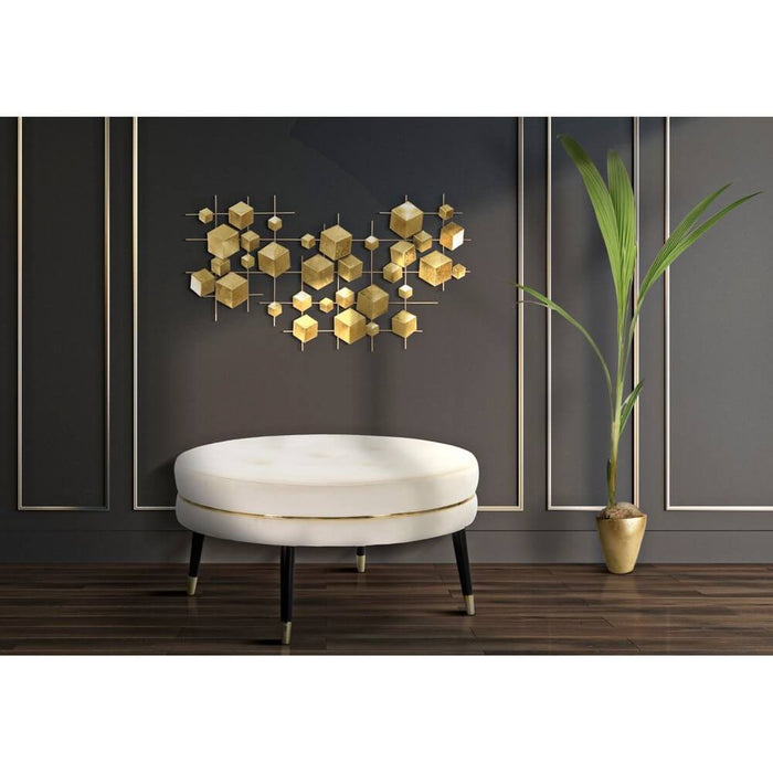 Decorazione parete ferro astratto cm 90,5X3,5X50 - ASTRATTO