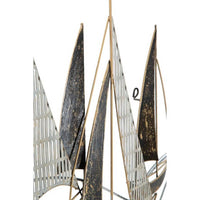 Decorazione parete ferro veliero cm 91X2,5X55,9 - VELIERO