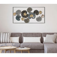 Decorazione parete ferro cornice design cm 134,5X8X68,5 - FRAME DESIGN