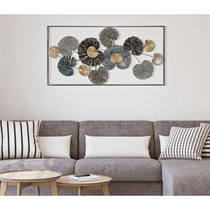 Decorazione parete ferro cornice design cm 134,5X8X68,5 - FRAME DESIGN