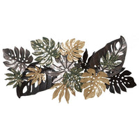 Decorazione parete ferro foglia antique cm 133X10X67 - ANTIQUE LEAF