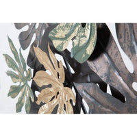 Decorazione parete ferro foglia antique cm 133X10X67 - ANTIQUE LEAF