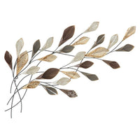 Decorazione parete ferro ramo decorativo cm 46X5,5X87,5 - RAMO