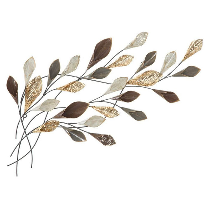 Decorazione parete ferro ramo decorativo cm 46X5,5X87,5 - RAMO