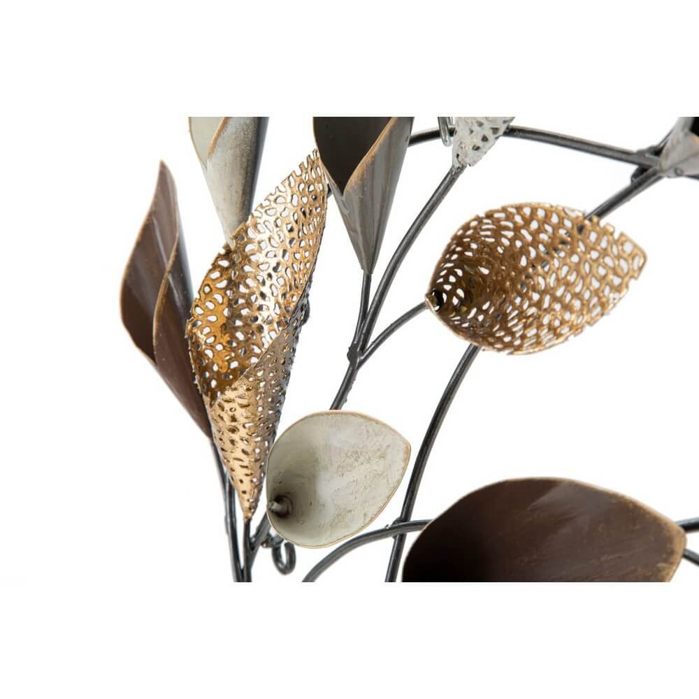 Decorazione parete ferro ramo decorativo cm 46X5,5X87,5 - RAMO