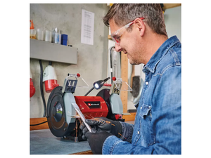 Smerigliatrice da banco Einhell TC-BG 200 L 400W doppia mola luce LED robusta