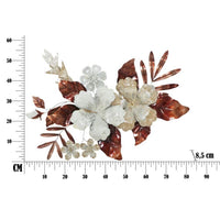 Decorazione parete decorativo ferro bouquet cm 83X8,5X55 - BOUQUET