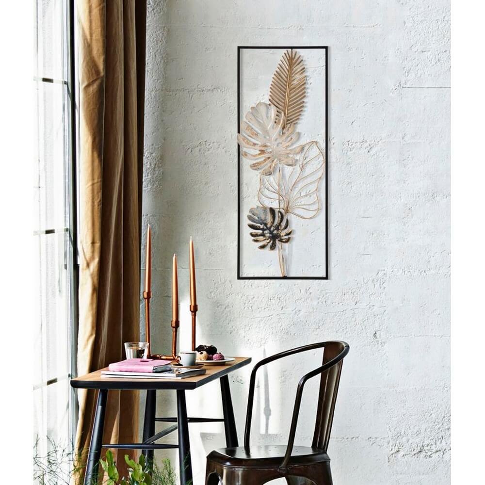 Decorazione parete ferro plam cm 28,5X3X74 - PLAM