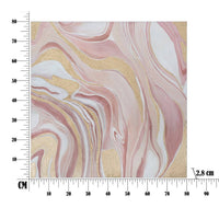Dipinto su tela pinkly cm 80X2,8X80 - PINKLY