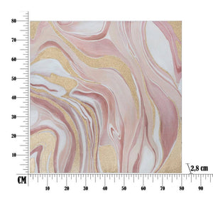 Dipinto su tela pinkly cm 80X2,8X80 - PINKLY