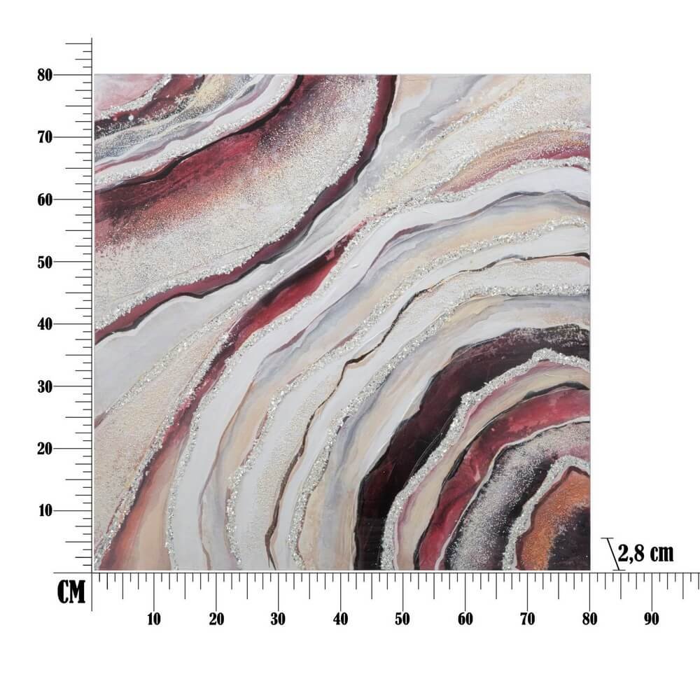 Dipinto su tela redy cm 80X2,8X80 - REDY