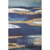 Dipinto su tela dark blue cm 60X2,7X80 - DARKLUE