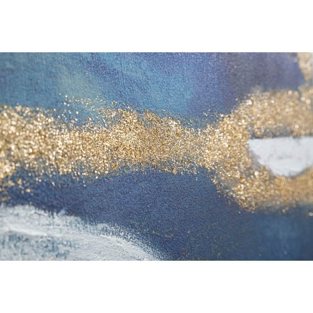 Dipinto su tela dark blue cm 60X2,7X80 - DARKLUE