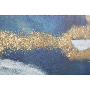 Dipinto su tela dark blue cm 60X2,7X80 - DARKLUE