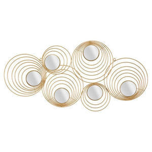 Decorazione parete decorativo ferro rays cm 90X2,5X45 - RAYS