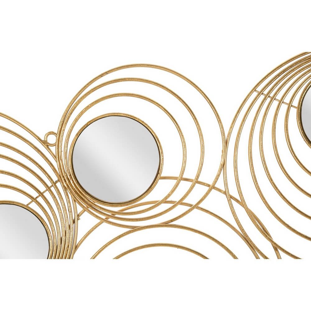 Decorazione parete decorativo ferro rays cm 90X2,5X45 - RAYS