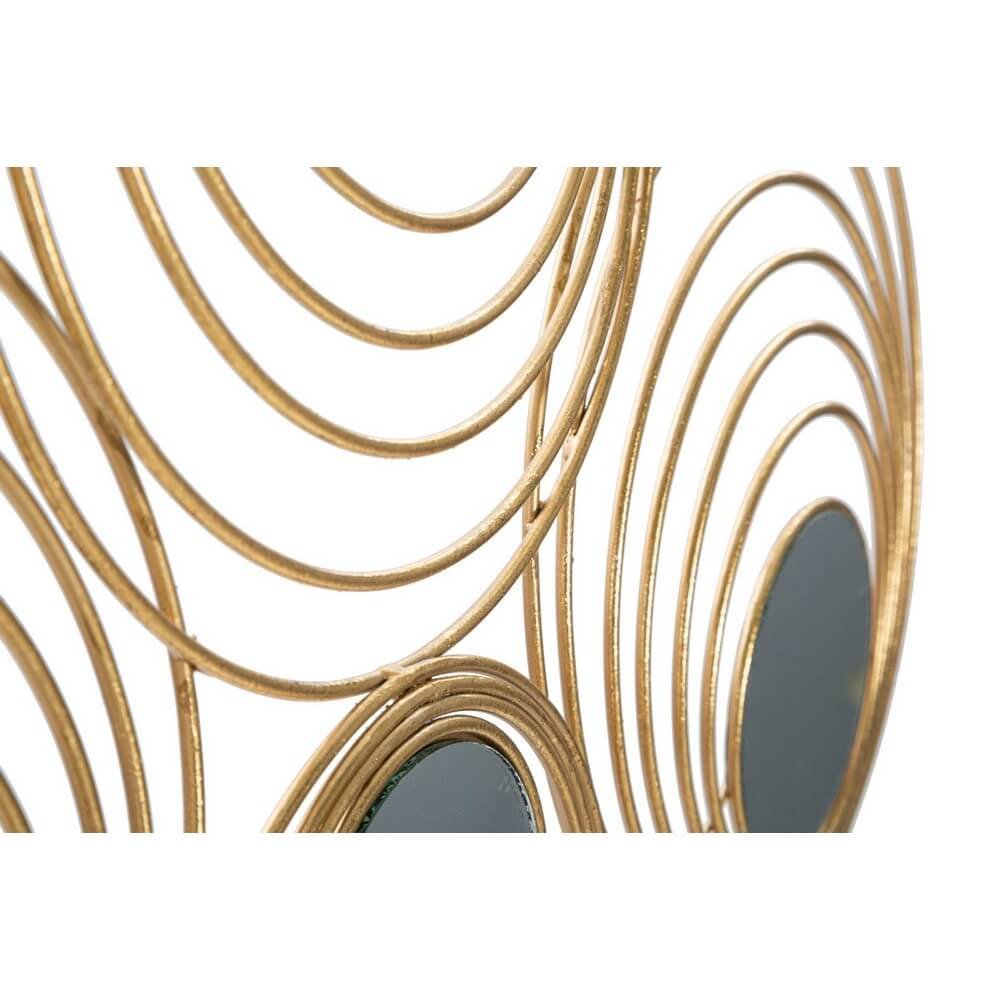 Decorazione parete decorativo ferro rays cm 90X2,5X45 - RAYS