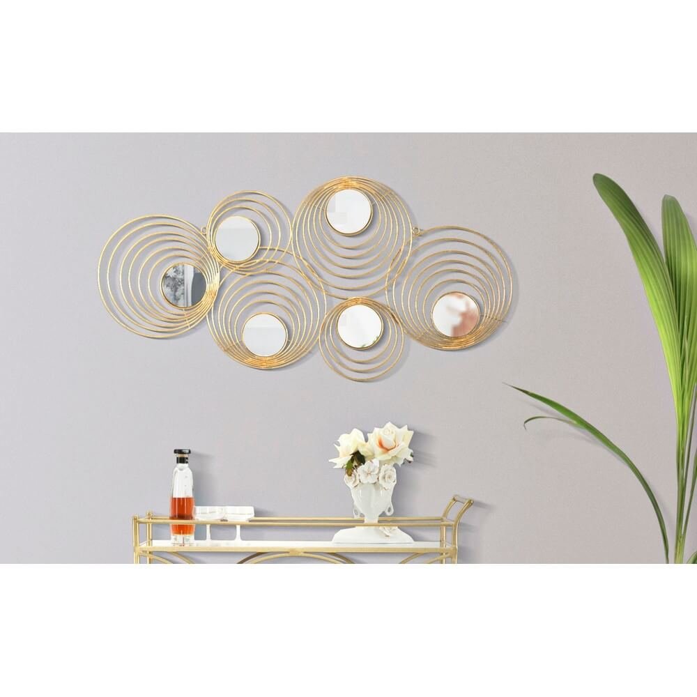 Decorazione parete decorativo ferro rays cm 90X2,5X45 - RAYS