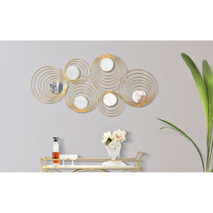 Decorazione parete decorativo ferro rays cm 90X2,5X45 - RAYS