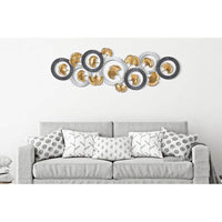 Decorazione parete decorativo ferro arty cm 127,5X4X44,5 - ARTY