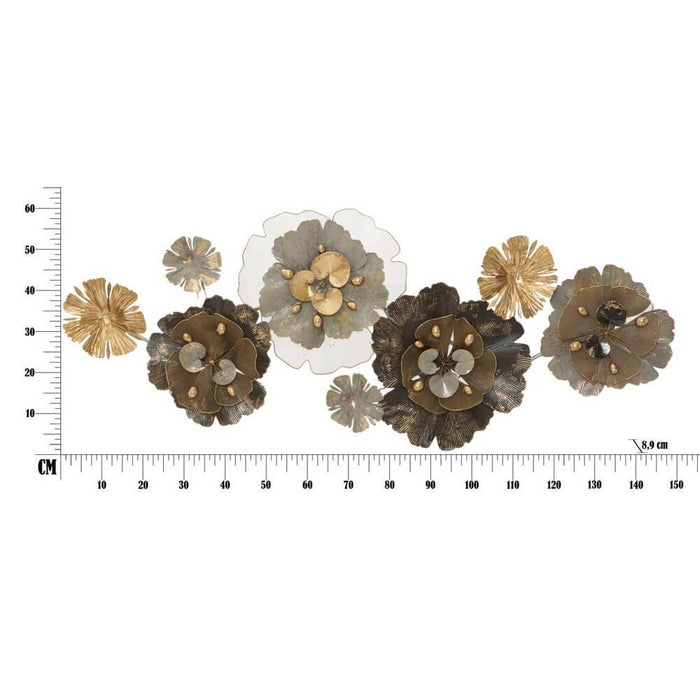 Decorazione parete design ferro bungy cm 149,2X8,9X61 - BUNGY