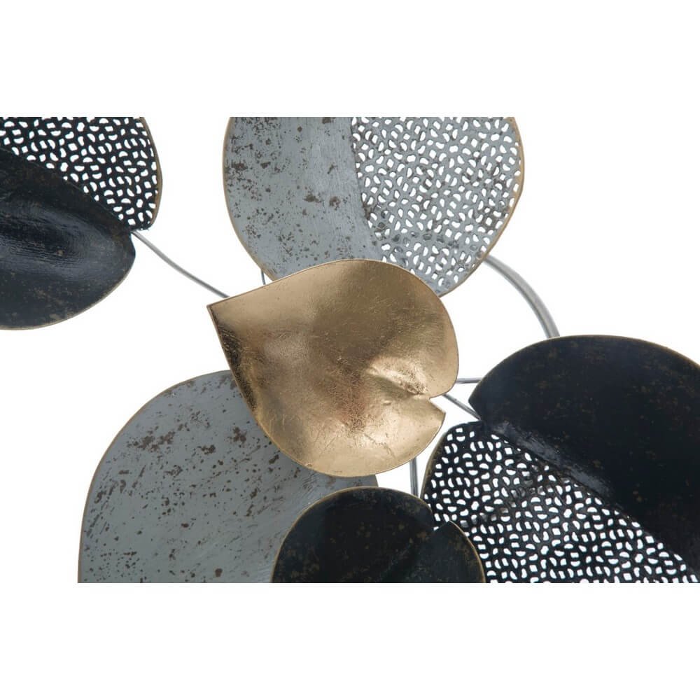 Decorazione parete decorativo ferro half leaf cm 62,5X5,5X40 - HALF LEAF