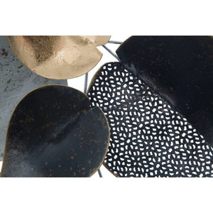 Decorazione parete decorativo ferro half leaf cm 62,5X5,5X40 - HALF LEAF