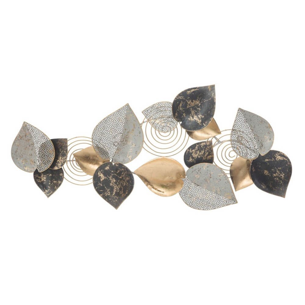 Decorazione parete decorativo ferro half leaf cm 97X5,5X43 - HALF LEAF