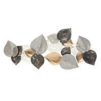 Decorazione parete decorativo ferro half leaf cm 97X5,5X43 - HALF LEAF