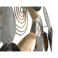 Decorazione parete decorativo ferro half leaf cm 97X5,5X43 - HALF LEAF