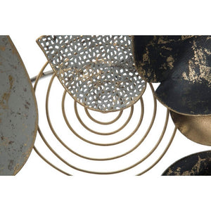 Decorazione parete decorativo ferro half leaf cm 97X5,5X43 - HALF LEAF