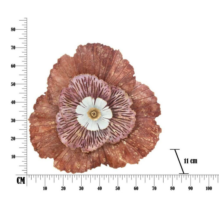 Decorazione parete decorativo ferro bunga cm 73,5X11X72 - BUNGA