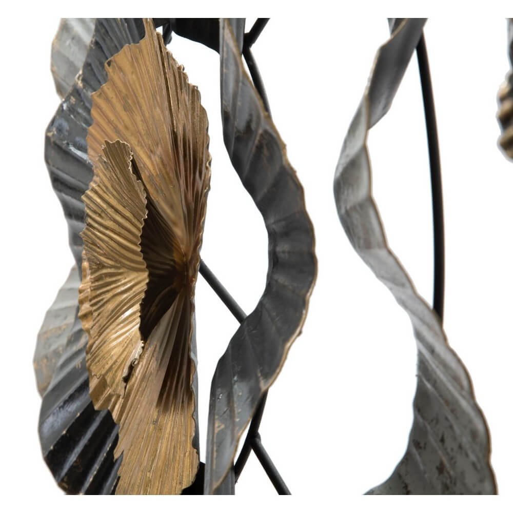 Decorazione parete decorativo ferro cm 100X8X80 - OTOS