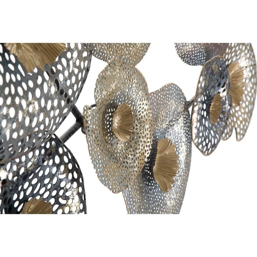 Decorazione parete ferro moderno holes cm 119X7X59,5 - HOLES