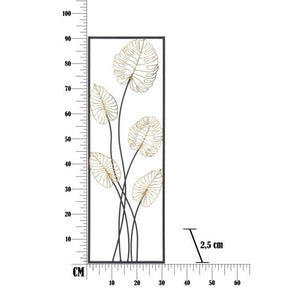 Decorazione parete decorativo ferro luxy cm 31X2,5X90 - LUXY