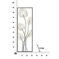 Decorazione parete decorativo ferro luxy cm 31X2,5X90 - LUXY